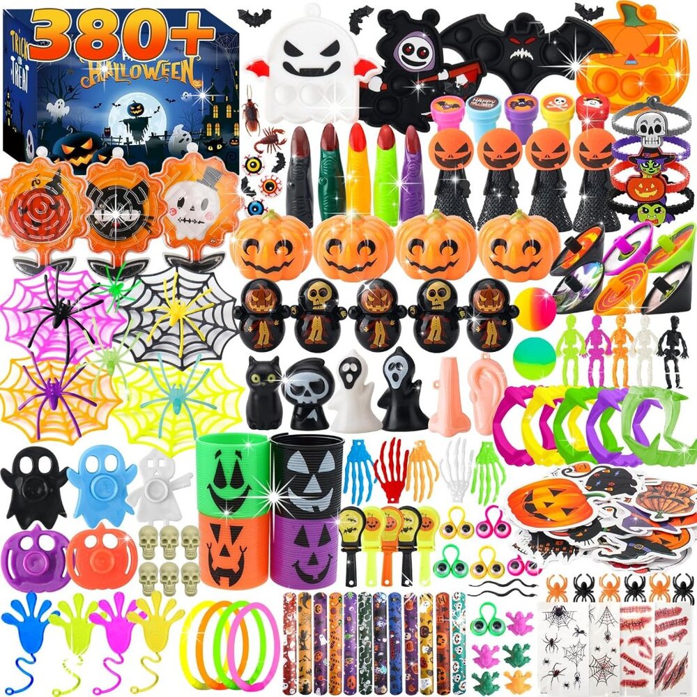 380+ Halloween Party Favors & Fidget Toys for Kids - Perfect Goodie Bag Stuffers